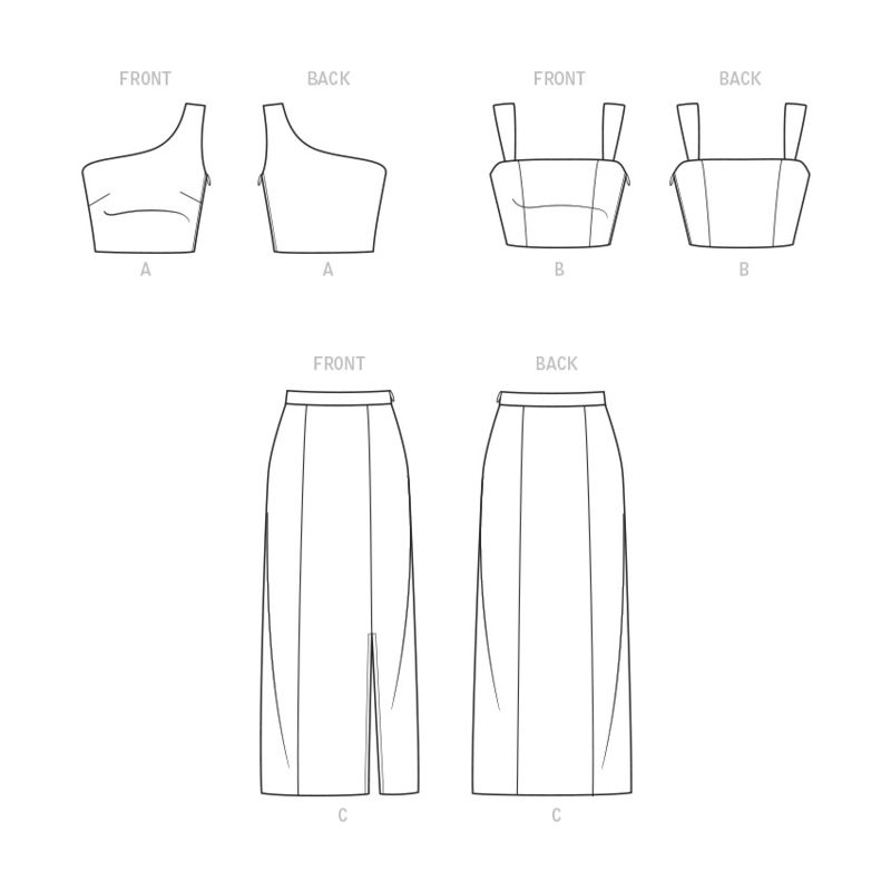 Patron New Look 6741 - Robe deux pièces