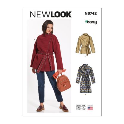 Patron New Look 6742 - Manteau
