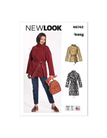 Patron New Look 6742 - Manteau