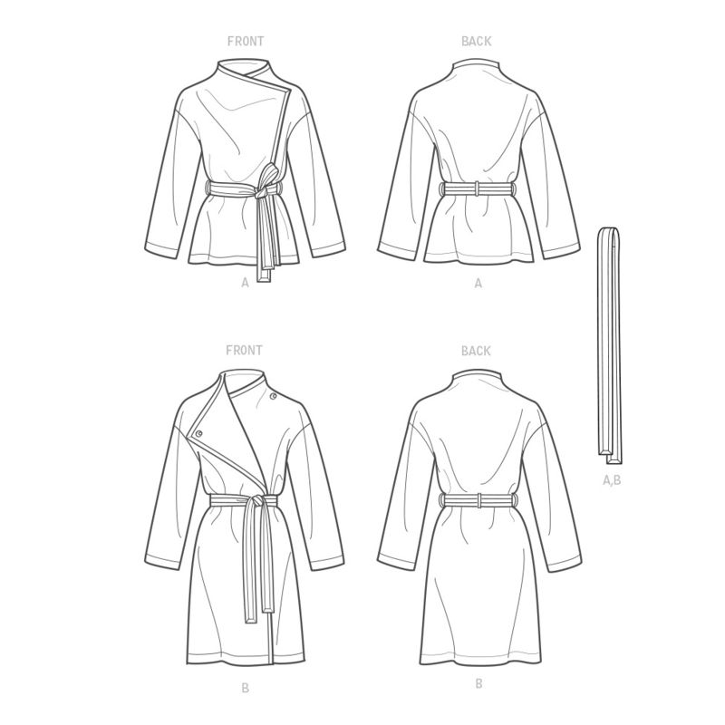 Patron New Look 6742 - Manteau