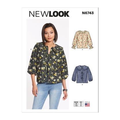 Patron New Look 6743 - Top avec variantes