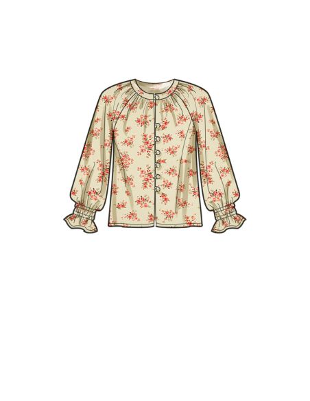 Patron New Look 6743 - Top avec variantes