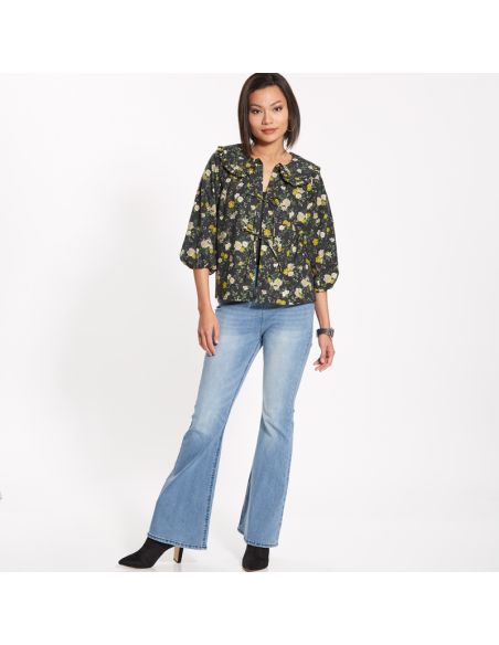 Patron New Look 6743 - Top avec variantes