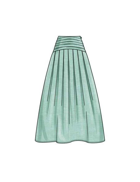 Patron New Look 6744 - Jupe avec variantes