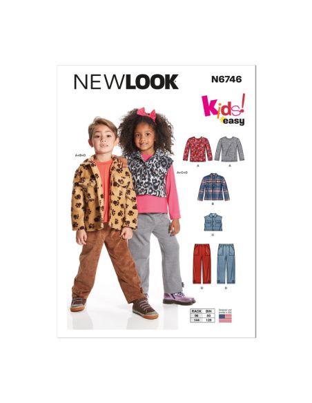 Patron New Look 6746 - Veste et pantalon