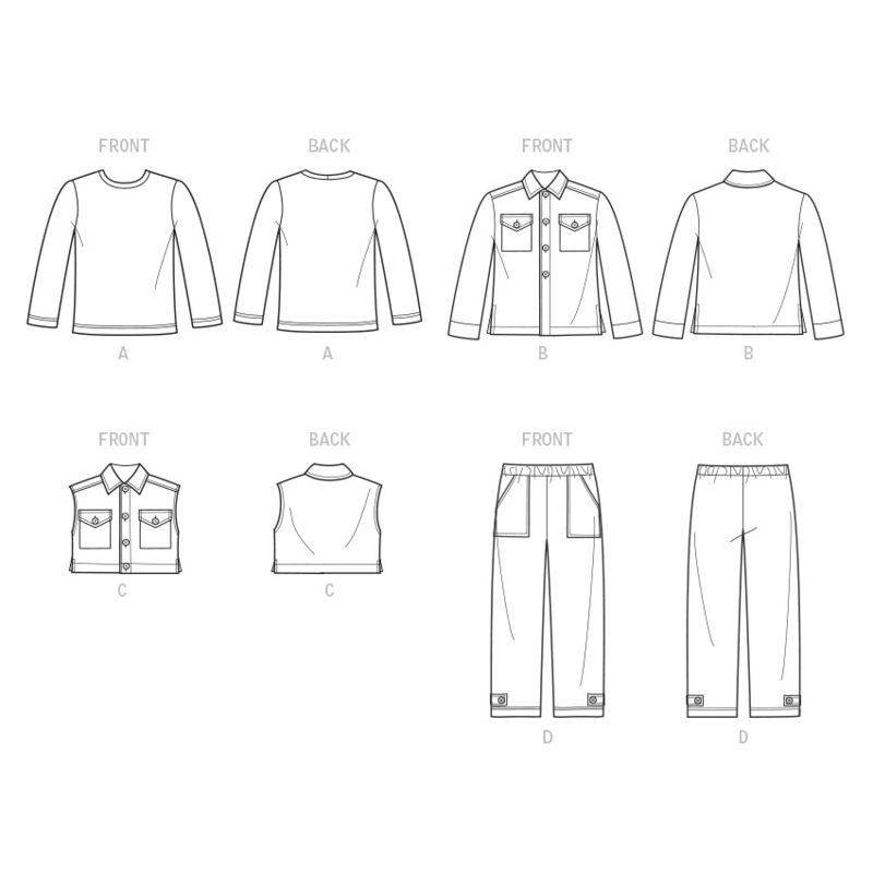 Patron New Look 6746 - Veste et pantalon