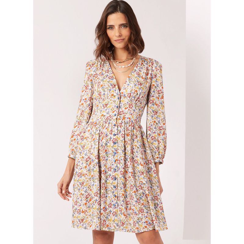 Patron New Look 6749 - Robe boutonnée