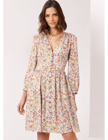 Patron New Look 6749 - Robe boutonnée