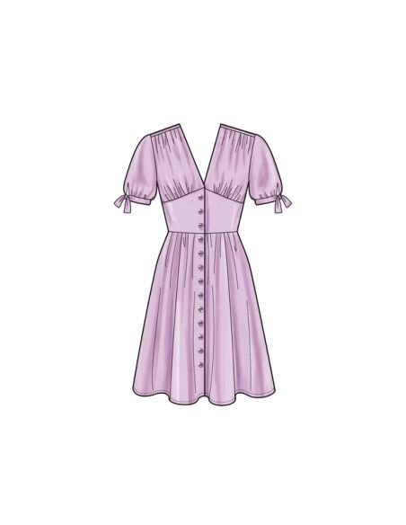 Patron New Look 6749 - Robe boutonnée