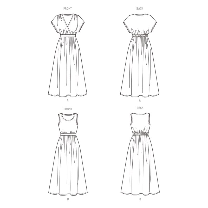 Patron New Look 6751 - Robe pull