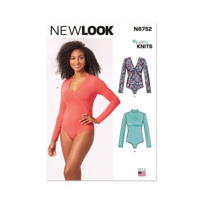 Patron New Look 6752 - Body à manches longues
