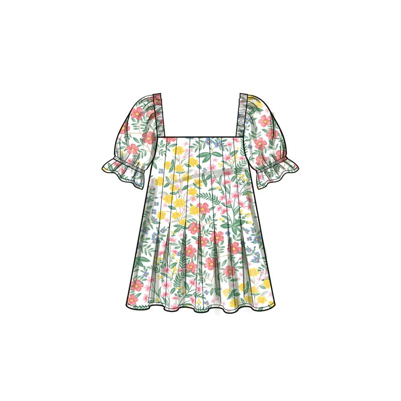 Patron New Look 6754 - Hauts à enfiler