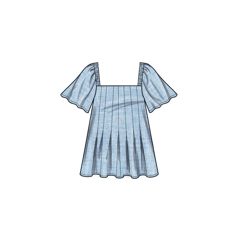 Patron New Look 6754 - Hauts à enfiler