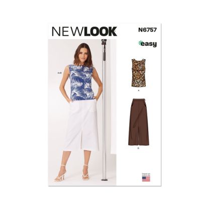 Patron New Look 6757 - Haut et jupe