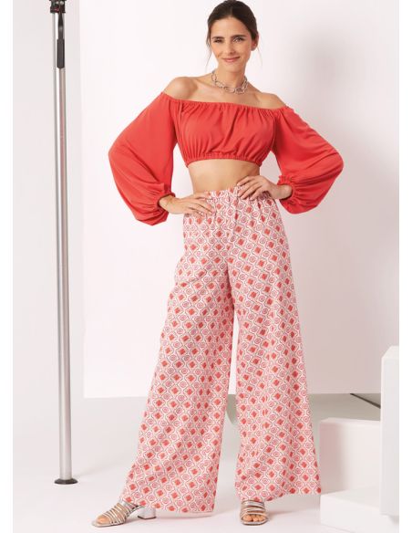 Patron New Look 6758 - Haut et pantalon