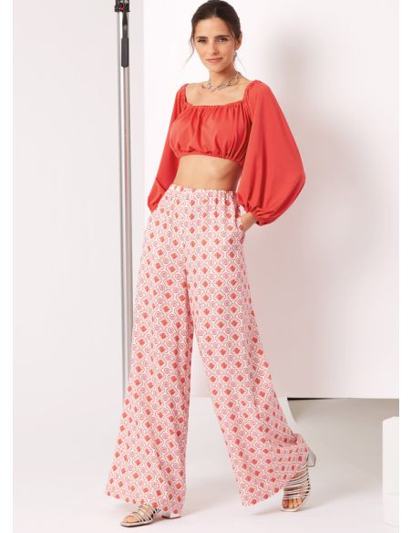 Patron New Look 6758 - Haut et pantalon