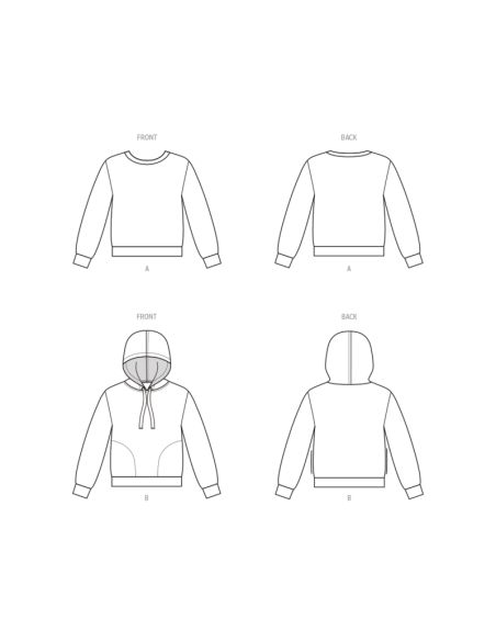 Patron New Look 6759 - Pantalon cargo unisexe