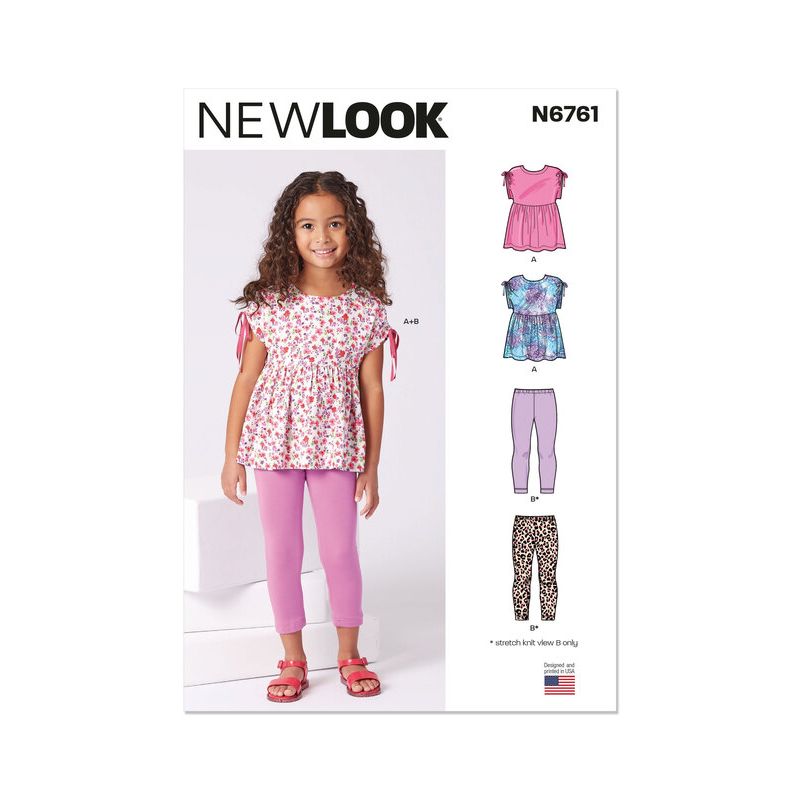 Patron New Look 6761 - Haut et leggings