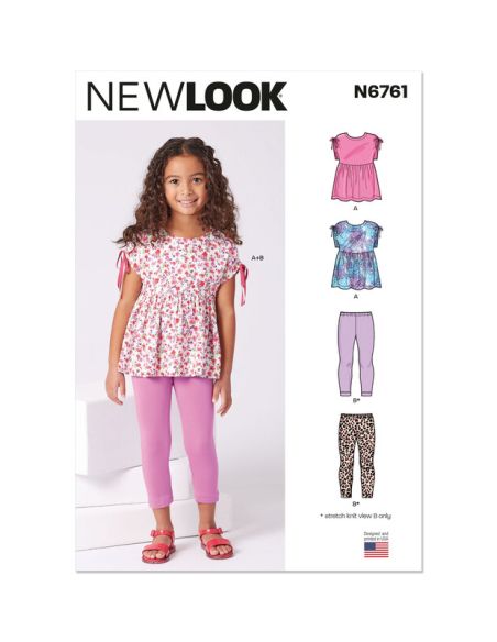 Patron New Look 6761 - Haut et leggings