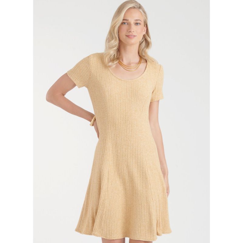 Patron New Look 6765 - Robe en tricot