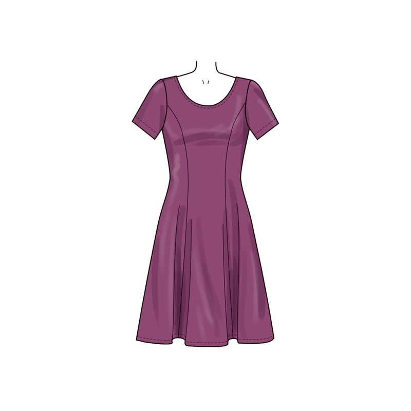 Patron New Look 6765 - Robe en tricot