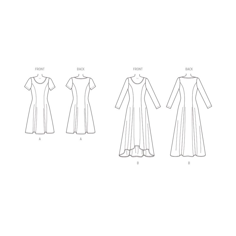 Patron New Look 6765 - Robe en tricot