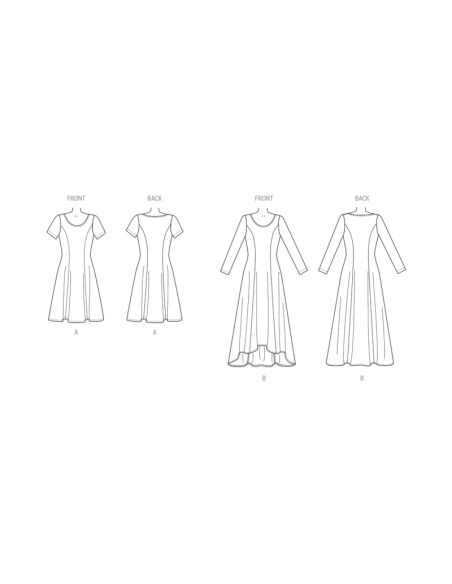 Patron New Look 6765 - Robe en tricot