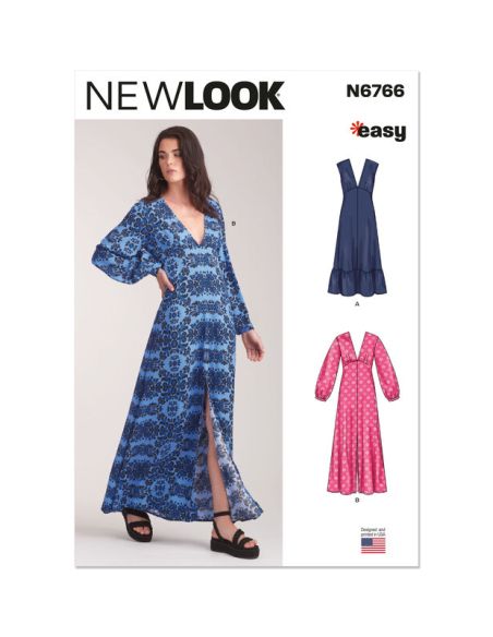 Patron New Look 6766 - Robe