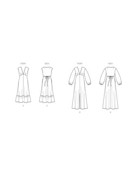 Patron New Look 6766 - Robe