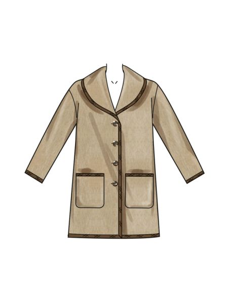 Patron New Look 6767 - Manteaux