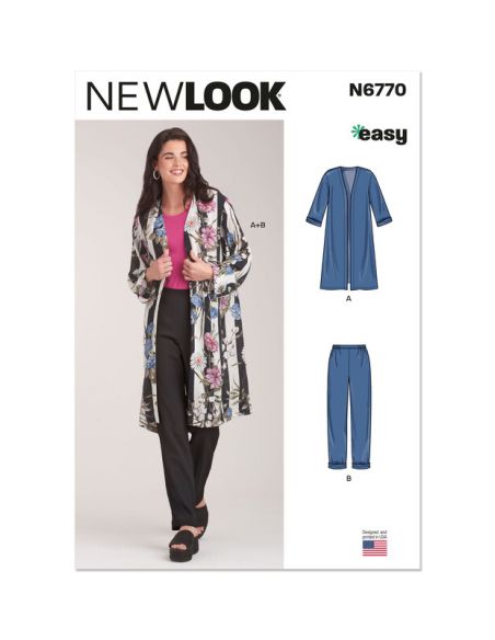 Patron New Look 6770 - Veste et pantalon