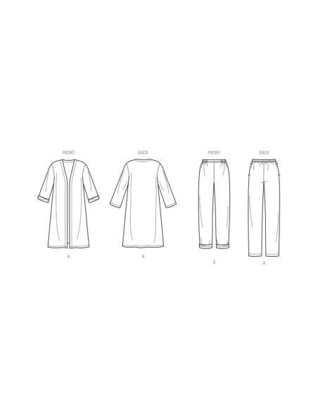 Patron New Look 6770 - Veste et pantalon