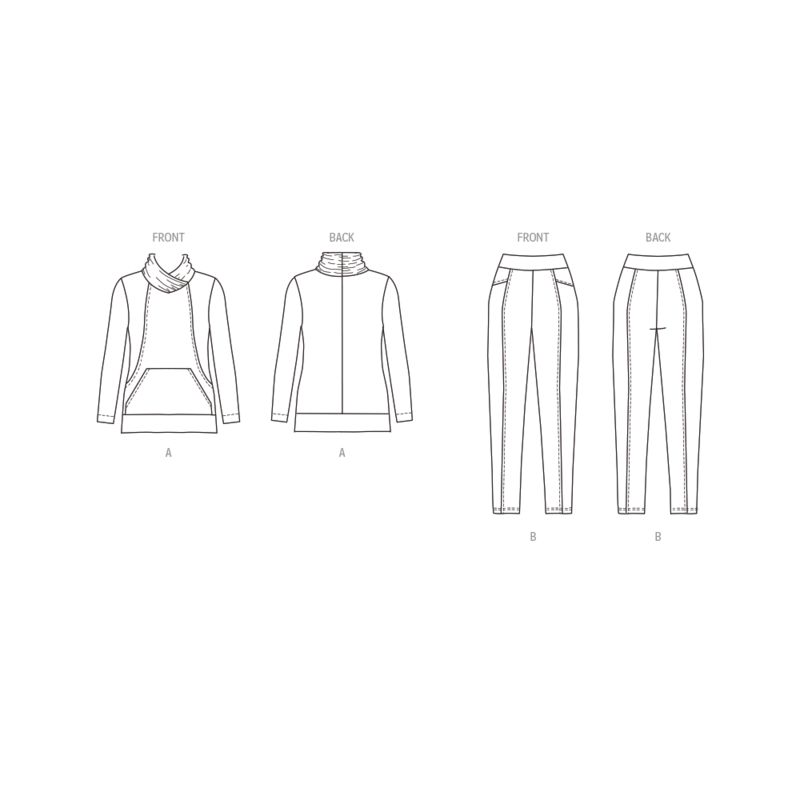 Patron New Look 6771 - Haut et pantalon