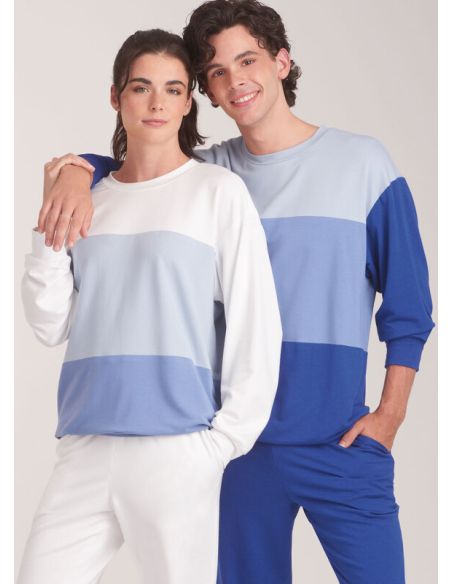 Patron New Look 6772 - Haut et pantalon unisex