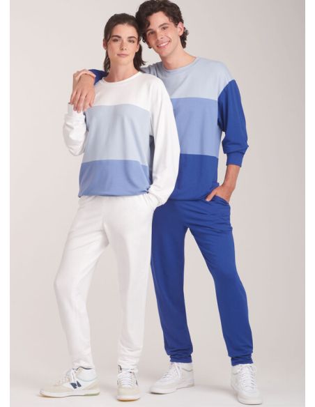 Patron New Look 6772 - Haut et pantalon unisex