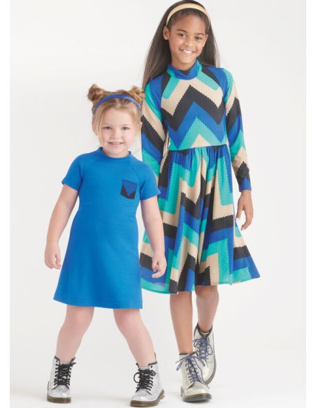 Patron New Look 6773 - Robe en tricot pour enfants