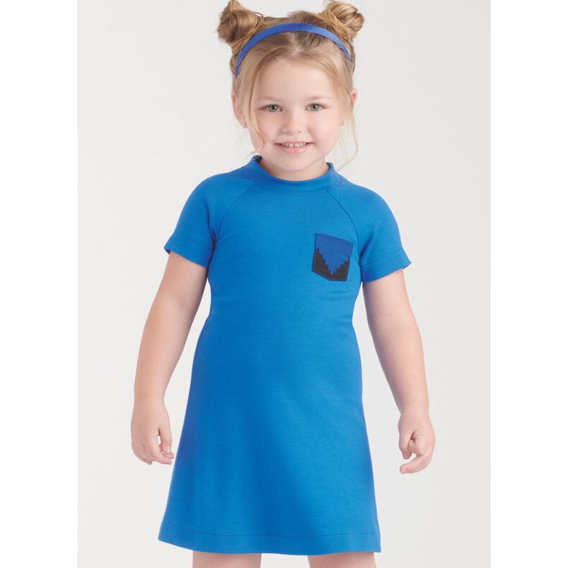 Patron New Look 6773 - Robe en tricot pour enfants