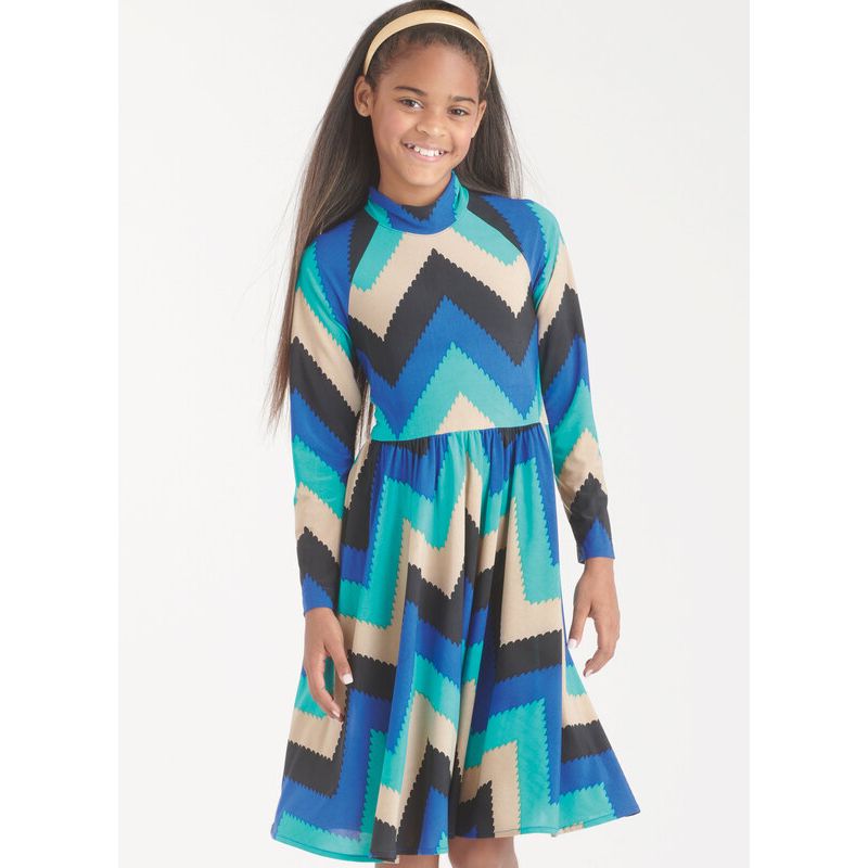 Patron New Look 6773 - Robe en tricot pour enfants