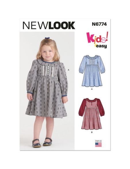 Patron New Look 6774 - Robe pour enfants