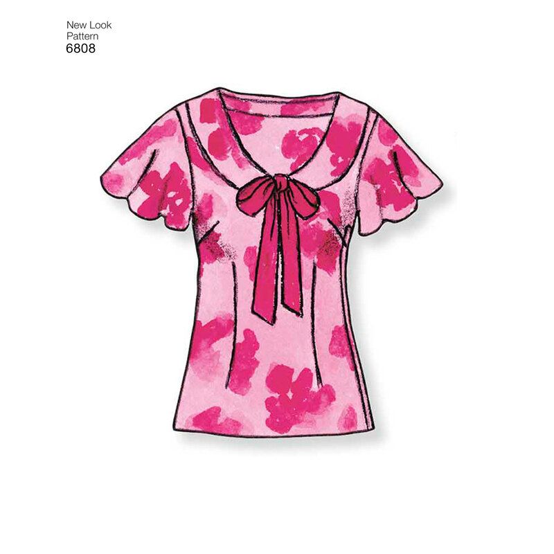 Patron New Look 6808 - Tee-Shirt