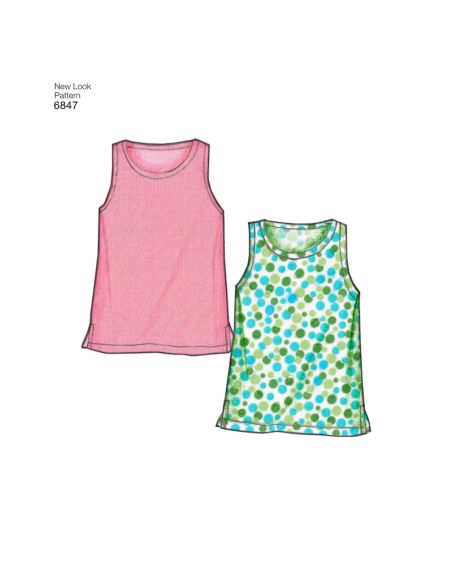 Patron New Look 6847 - Ensemble de nuit, pyjamas, peignoirs