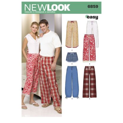 Patron New Look 6859 - Pantalon, pantacour, short