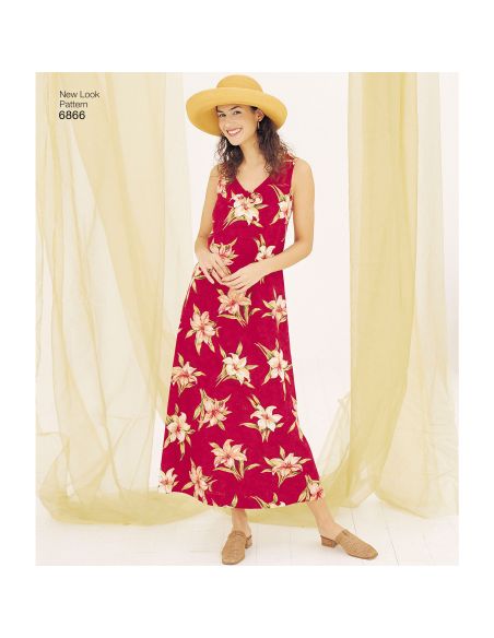 Patron New Look 6866 - Robe