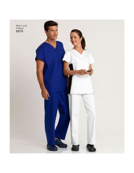 Patron New Look 6876 - Ensemble médical