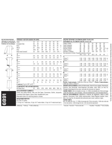 Patron New Look 6891 - Tee-Shirt