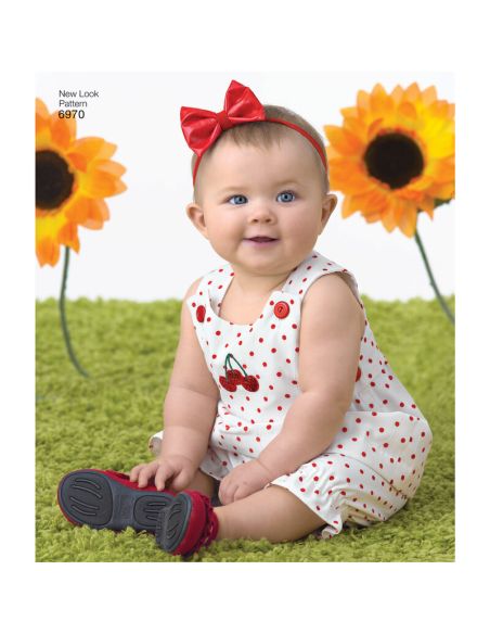 Patron New Look 6970 - Ensemble bébé
