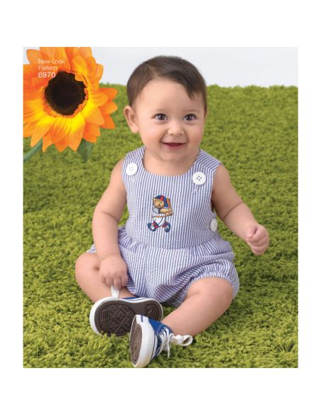 Patron New Look 6970 - Ensemble bébé