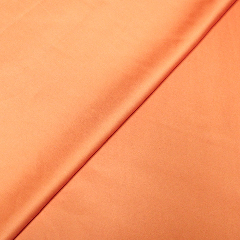 Satin coton & élasthanne - Orange