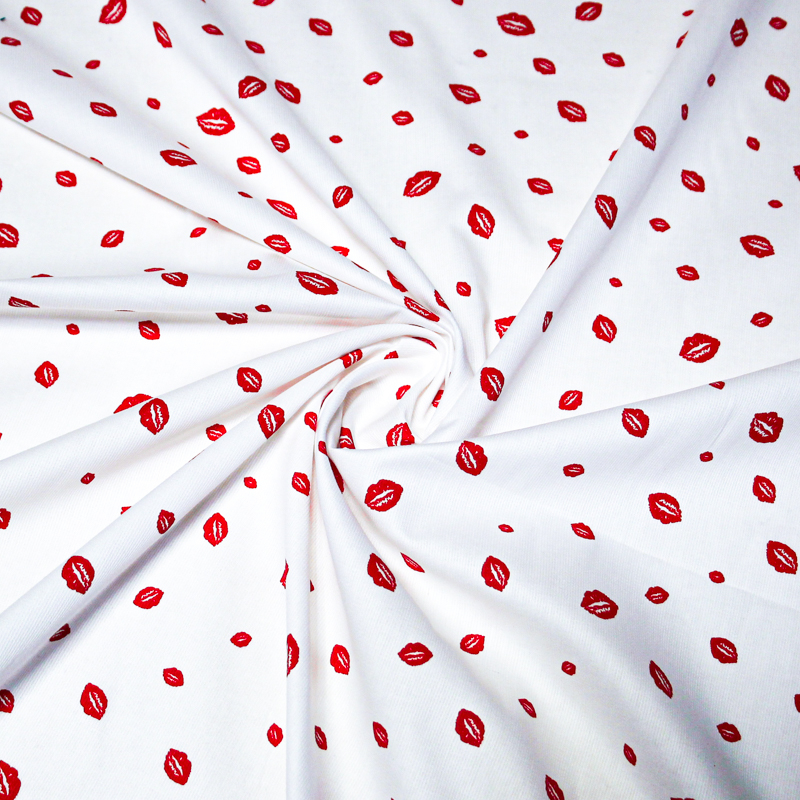 Piqué 100% coton milleraies - Bouche