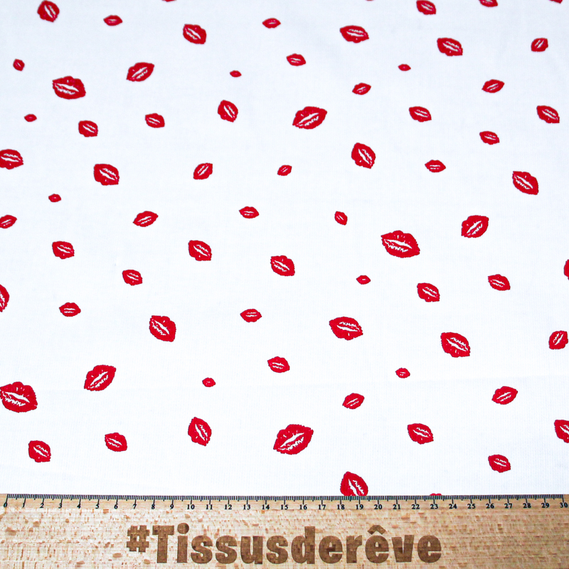 Piqué 100% coton milleraies - Bouche